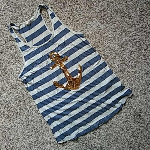a'gaci Tops - Nautical Tank a'gaci Tops - Nautical Tank